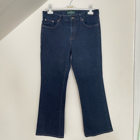 LRL Jeans Co. Woman’s Classic Bootcut Dark Wash Jeans Size 12P